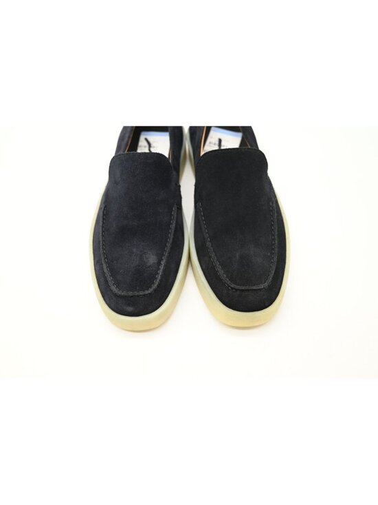 BOSS Nubuck Loafer With Rubber Sole Slip On Black Men\'s Size 41 Casual Soft main image 8